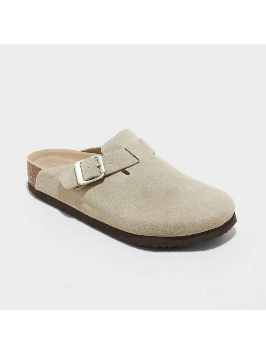 Target Universal Thread Betsy clog mules in taupe – Birkenstock Boston dupe