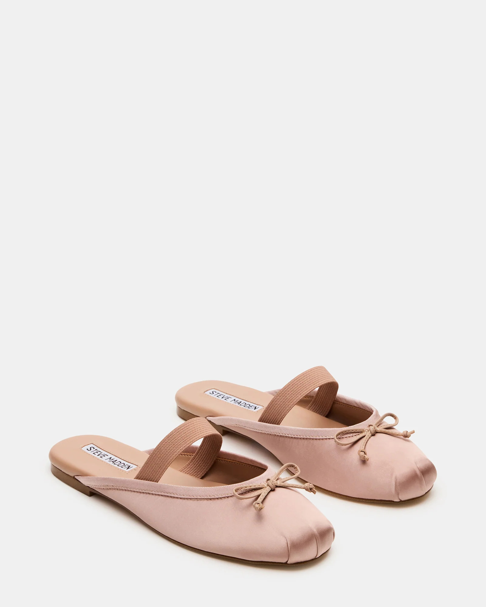 Blush satin ballet mule with bow, Repetto Cendrillon dupe by Steve Madden Cutesy